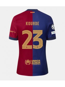 Moški Nogometna dresi replika Barcelona Jules Kounde #23 Domači 2024-25 Kratek rokav